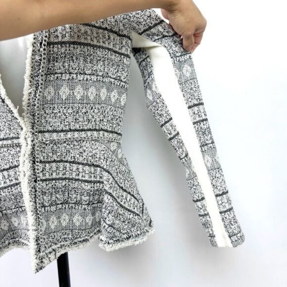 Rebecca Taylor Tweed & Chain Jacket size 2 - Picture 8 of 14